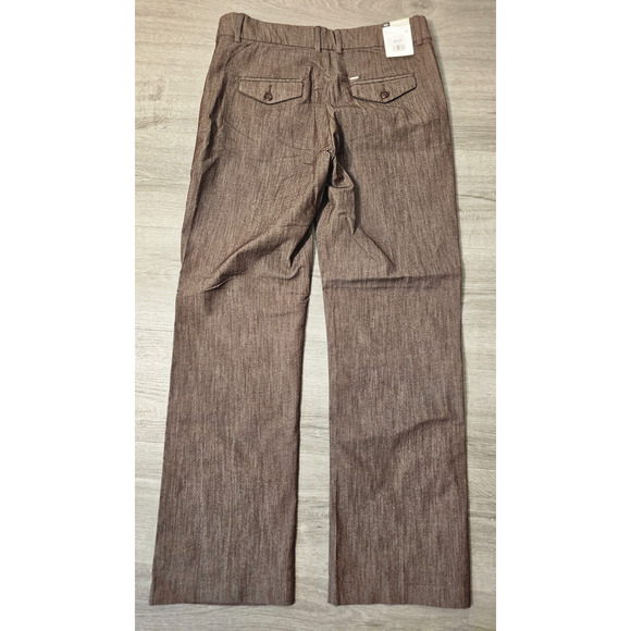 NWT Lee Platinum Label Womens Size 8 S No-Gap Trousers Stretch Deep Chocolate - Picture 6 of 8
